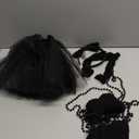 80s Costumes for Women, 80s Accessories Set with Fishnet Gloves Leg Warmers, Tutu Skirts for 1980s Theme Party Outfits (B-black)