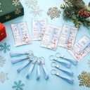 Tondiamo Thank You Keychain Gifts Bulk Christmas Inspirational Employee Appreciation Gift for Coworkers Staffs Team Teacher