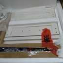 DUMOS Farmhouse Nightstand with Charging Station & USB Ports, 2-Drawer