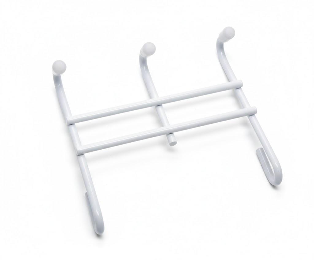 Hook Attachments 6 PcsFor Storage Organizing (White)