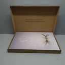 Lotus Flower Bloom in Water Canvas Wall Art Zen Spiritual White Floral Print Painting Pictures Framed Artwork Inspired Wall Art Decor for Zen Meditation Yoga Home Spa Zen Bedroom Bathroom Living Room (16"L x 12"W)