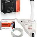 A-Premium Windshield Washer Reservoir Tank Assembly Compatible with Toyota Tacoma 1998-2004 - with Cap & Washer Pump & Fluid Level Sensor Hole, Replace 8531504060