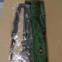 12 Pcs Christmas Norfolk Pine Branches with Branch Lights - 18" Norfolk Pine Artificial Xmas Branches with Pine Cones, Norfolk Pine Stems for DIY Crafts Garland Wreath Xmas Indoor Outdoor Home Decor