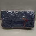 SEUNMUK 40 Pack Blue Wine Bags - 3.7 x 3.7 x 13.8 Inch Paper With Handles, Elegant Bottle Gift Bags for Party, Wedding and Retailing