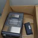 Frigidaire Gallery, 33 Lbs. Countertop Ice Maker, Nugget Shaped Ice, Stainless Steel Trim (Black)