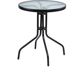24'Bistro Side Table Round Patio Table Outdoor -Transform Your Garden Into A Dining Oasis Perfect for Backyard Gatherings Family BBQ Balcony Deck Poolside Patio Dining Table