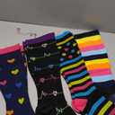 4 Pairs Plus Size Compression Socks for Women & Men, Extra Wide Calf 20-30 mmhg Knee High Compression Stockings for Circulation Swelling Support (3XL, Assort 4 Pairs)