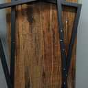 Huuger Folding Desk for Small Spaces, 31.5 Inch Foldable Computer Table, for Home Office, Study, Bedroom, Dorm, Space Saving, Small Writing Work Office Computer Desk, Rustic Brown, 1CD058Z