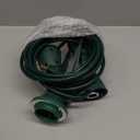 EDISHINE Dusk to Dawn 120V Outdoor Spotlight, Waterproof LED Outdoor Flood Stake Lights, E26 Base, Max 150W PAR38 Bulb (Not Included), 6FT Cord, 90 Adjustable Head, 2 Pack