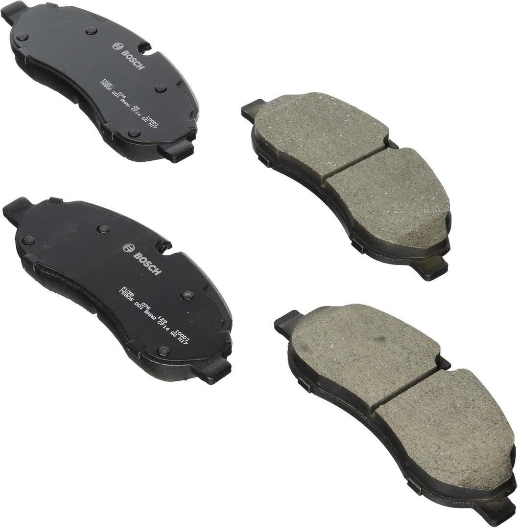 BOSCH BC1774 QuietCast Premium Ceramic Disc Brake Pad Set - Compatible with Select Ford Transit-150, Transit-250, Transit-350, Transit-350 HD; FRONT