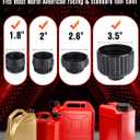 3.2 GPM High Flow Electric Fuel Transfer Pump - Cordless Auto-Stop Battery/USB Powered Siphon Pump, Fits for Gas/Oil/Diesel Can Jug Tank