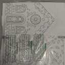 Funrous 12 Pcs Gingerbread Paper Coloring Houses DIY Craft Kit Large Christmas Cookie Gift Boxes Cardboard Color Your Own House Boxes for Holiday Activities Party Decor Gift Packaging 6.89x7.36x9.84in