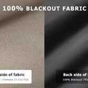 LazBlinds 100% Blackout Roller Shades, No Tools No Drill Cordless Blinds for Windows, Thermal Insulated UV Protection Privacy Window Shades for Bedroom (48''W x 72''H, Taupe)