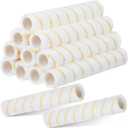 Roshtia 12 Pcs 14" Paint Roller Cover 1/2" Nap Bristle Brush Long Paint Roller for House Wall Ceiling and More Staining for Semi Rough Surfaces