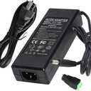 12V 8A 96W Power Supply Adapter AC to DC Converter Charger AC 110V ~ 240V to DC 12V 8Amp Transformer for Water Pump, CCTV, Computer Project
