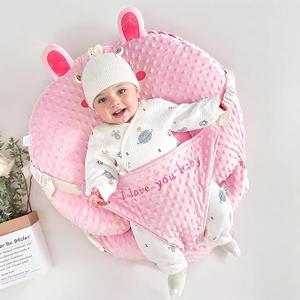 Reflux Pillow for Baby 2025 Original Design Dual-use Feature, Baby Feeding Pillow, Nursing Pillows for Breastfeeding with Breathable Muslin Removable Cover