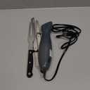Mueller Ultra-Carver Electric Knife for Meat Slicing, Turkey Carving Knife, Bread Slicer, Crafting Foam, Stainless Steel Blades, Powerful Motor, Ergonomic Handle, Serving Fork Included, Grey