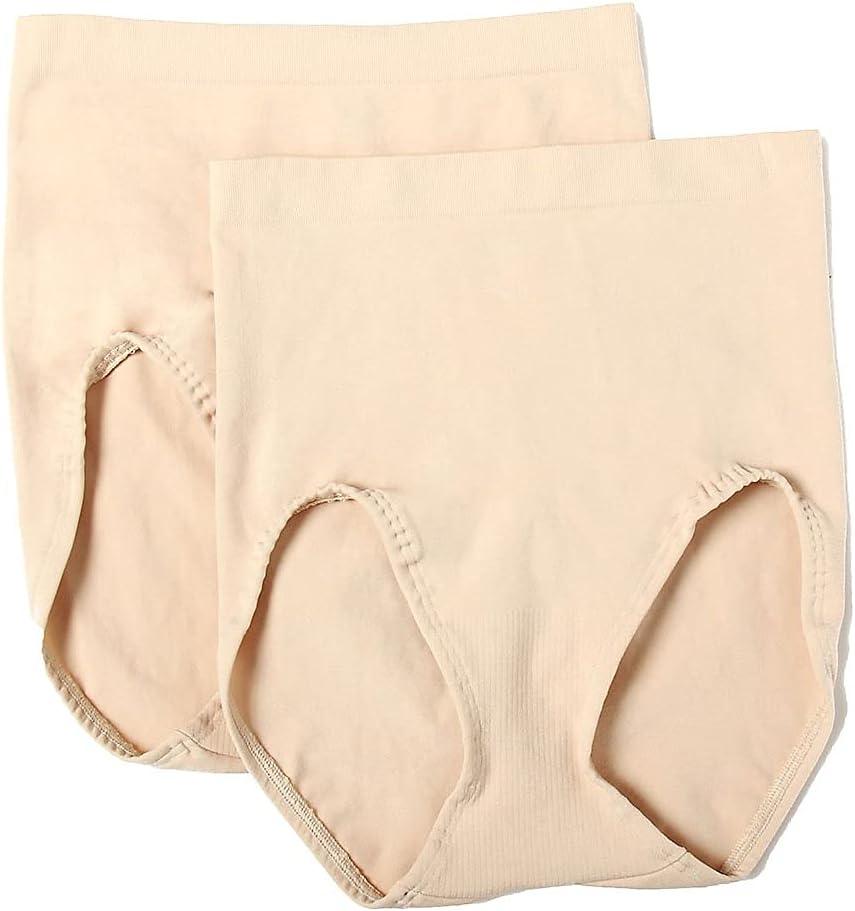 Bali Womens Shaping Ultra Firm Control Seamless Shapewear Brief Fajas, Pack of 2, DFX204 (Soft Taupe)