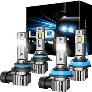 9005 H11 Fog Light Plug & Play, Pack of 4 (Cool White)