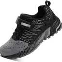 KUBUA Kids Sneakers for Boys Girls Running Tennis Shoes Lightweight Breathable Sport Athletic, Size 32