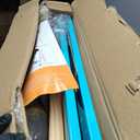 Joyooss Art Easel for Kids,Double Sided Wooden with 98+ Accessories Kids Easel Drawing Board with Magnetic Chalkboard,Dry Erase White Board & Paper Roll Paint Art Easel for Kid Age 2-4 4-8 9-12, Medium