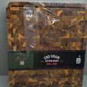 HOMESTEAD End Grain Acacia Cutting Board 23x18x1.5 - Large Butcher Block with Juice Groove & Easy-Grip Handles, Knife-Friendly Wood Chopping Board for Meat, Vegetables & Serving