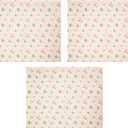 2 x The Gift Wrap Company 58-191807 Marble Mushroom Flat Gift Wrapping Paper Sheet Set, 30" x 23", Multicolor, 3 Pieces