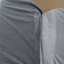 Fanwer Knee Wedge Pillow Pure Memory Foam, 8" Triangle Pillow for Knee Support or Post Surgery, Leg Pillow Bed Wedge for Back Sleeping Hip Support Sciatica Hip Back Pain Relief