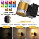 L LOHAS LED Night Light, Night Lights Plug into Wall, 10-Color RGB
