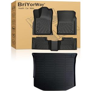 Car Floor Mats for Jeep Grand Cherokee 2016 2017 2018 2019 2020 2021 Accessories (Non L), for Jeep Grand Cherokee All Weather Automotive Floor Mats & Cargo Liner
