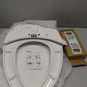 Brondell Bidet Toilet Seat Non-Electric Swash Ecoseat, Fits Elongated Toilets, White - Dual Nozzle System, Ambient Water Temperature - Bidet with Easy Installation