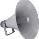 Pyle Indoor Outdoor PA Horn Speaker - 19.5" 100W Power Compact Loud Sound Megaphone w/ 400Hz-5KHz Frequency, 16 Ohm, 100V/70V Transformer, Mounting Bracket - 100V/70V Audio System - PyleHome PHSP20