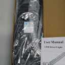 100W LED Flood Light Outdoor, 14000LM Arena Lights 6500K Daylight White Stadium Lighting Super Bright Street Light IP67 Waterproof Pole Lights Adjustable Angle for Garten Parking Lot Lighting