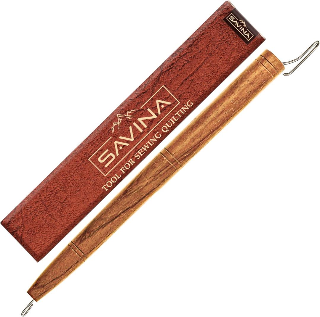 SAVINA Loom Pen Tool, Yarn Helper, Yarn Guide for Loom Knitting, Handmade Tools to Make Crafts Quicker & Easier for Knitters