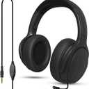 Extra Long Cord Wired Headphone for TV and PC for TV Watching for Seniors with Volume Control Wired Headphones with Long Cord Length(19.6FT)