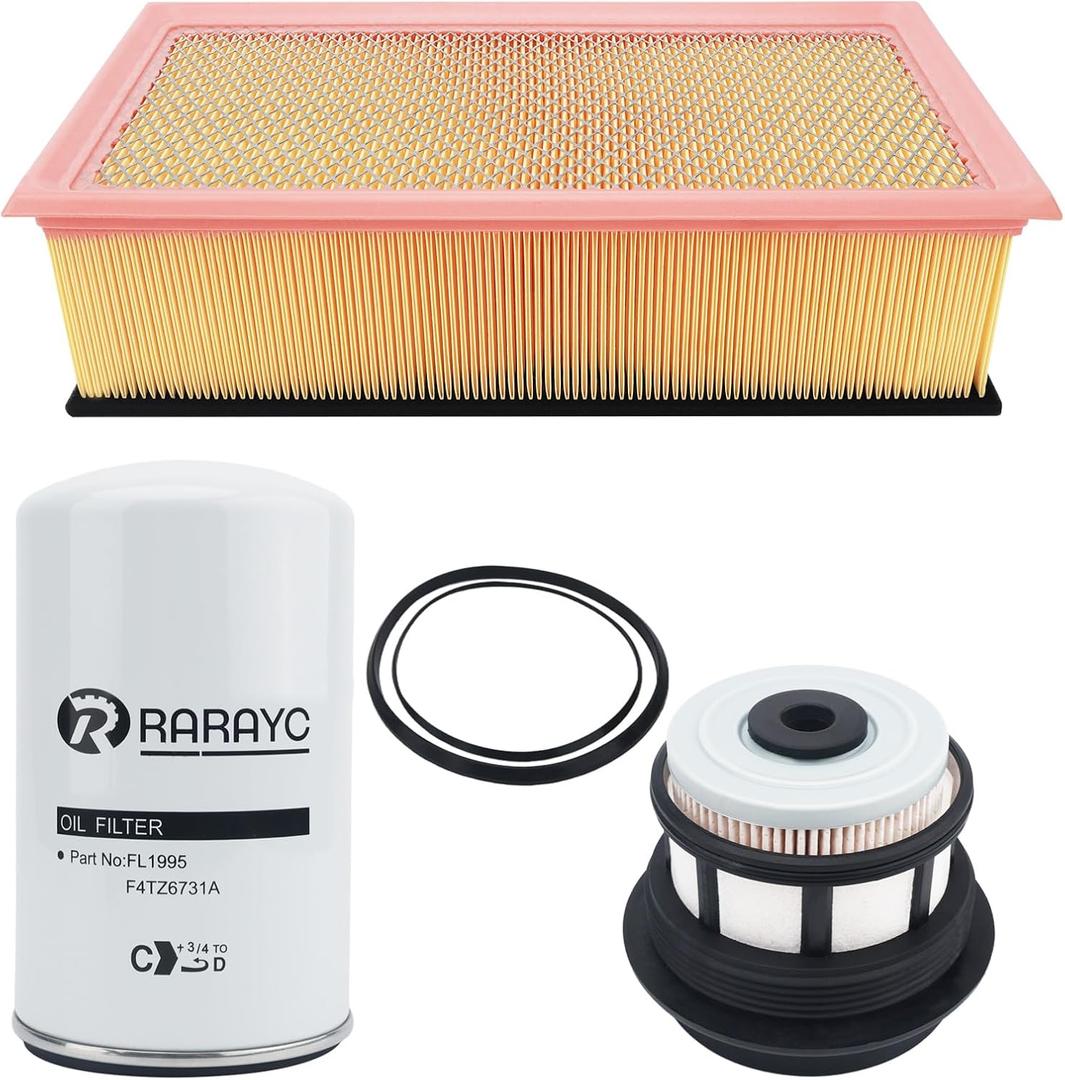7.3L Filter kit Fuel/Oil/Air Filter Compatible with 1999-2003 Ford Super Duty F250/F350/F450/F550 7.3L Engine Replaces FL2016, FD4594, FA1753