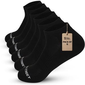 No-Show Socks Men: Running & Compression - Low Cut & Ankle Support Socks for Men (White)