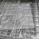 3 Tier Laundry Room Cart with Pull-Out Baskets, Utility Cart Rolling Storage Cart with Wheels Bathroom Organizers Storage Shelf with Wood Top Laundry Room Organization and Storage, White