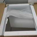 Amorho 24x32 Inch Bathroom Mirror Silver, Thick Metal Framed Wall Mirrors for Over Sink, Brushed Nickel Mirror Perfect for Bedroom, Living Room, Entryway, Rectangle (Horizontal/Vertical).