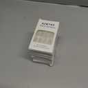 10 x Cat Eye Nails Short Squoval, Shimmery White, Small Size Press on False Nails, 24 Reusable Fake Nails With Stick on Adhesive Tabs