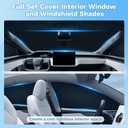 KUST Car Window Shades for GMC Sierra 1500/2500/3500 Crew Cab 2019-2025 2026 Windshield Sun Shade Side Window Cover UV Block Privacy Protection Accessories for Camping Blackout Rear Back Full Set 5PCS