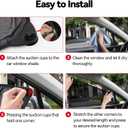 Car Window Shade，1Pack Car Window Shade for Baby,Rear Window Sun Shades Protect Child, Pets from Sun Glare and UV Rayse (39.4"x19.7")
