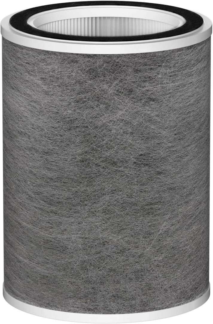 HP201 HEPA Replacement Filter Compatible with Shark HP201 HP202 HP301 HP302 UA205 AP1000 HC501 HC502 Air Cleaner Purifier MAX, Compare to # HE2FKBASMB & HE2FKBAS