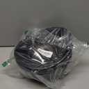 9.6'' Serving Bowls, 84oz Bamboo Fiber Salad Set of 4, Large for Kitchen, Deep Oval for Salad, Vegetable, Fruit, Pasta, Ramen, Lightweight & Easy to Clean (Matte Black)