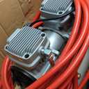 Ultra Quiet Air Compressor, Only 68dB, 8 Gallon Tank, Oil-Free, 110V/60Hz 1.75HP, 7.42CFM@115PSI, Air Compressor Perfect for Spray Painting, Auto Repair, Tire inflation, Woodwork nailing