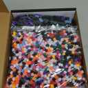 VIIOVOIIV Teddy Number Graffiti Bear Micro Building Blocks Set(16.9inches) Christmas Bear Winktoys Building Blocks Gift for Adult