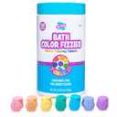 Tub Works Bath Color Fizzies, 150 Count | Nontoxic & Fragrance-Free | Fizzy, Bath Color Tablets for Kids | Create Colorful Water Water Tablets in 7 Colors for Variety | Bath Bombs for Kids Bathtub