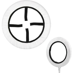 Cosmos 2 Pcs Ring Ligter Diffuser Soft Cover White Light Diffuser Cloth for Photography Video Studio, Fits 12" to 14" Ring Light