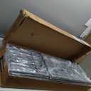 HOMEFORT 10 Tiers Shoe Rack Organizer,39.4" Shoe Storage Shelf for Closet, Shoe Rack for Entryway,Holds 45-50 Pairs of Shoe, Tall Shoe Stand with Metal Shelves and MDF Top Board,Rustic Brown