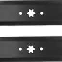 OCPTY High Lift Blades 38 inch Deck Mower Blades for MTD L13 LT13 LT1300 LT14 LT145 LT1450 LT15 LT1700 C76G C79GF V76GF LT538G CLT38G LT3812 for Troy-Bilt 742-0610 942-0610 942-0610A,2 pack